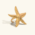 [Topon]Seabreeze Gold Starfish Ring