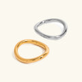 [Topon]Miley Gold & Silver Layered Rings