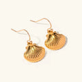 [Topon]Breeze Gold Seashell Earrings