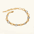 [Topon]Addison Two Tone Gold Bracelet
