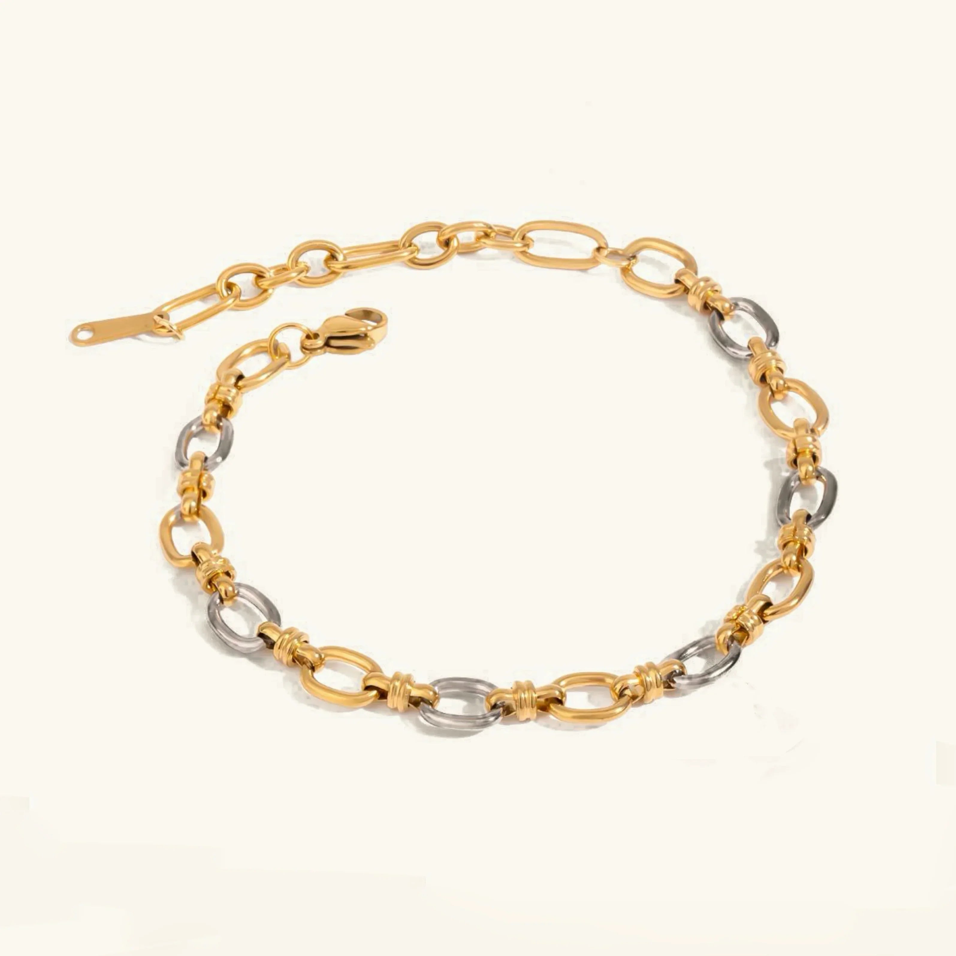 [Topon]Addison Two Tone Gold Bracelet