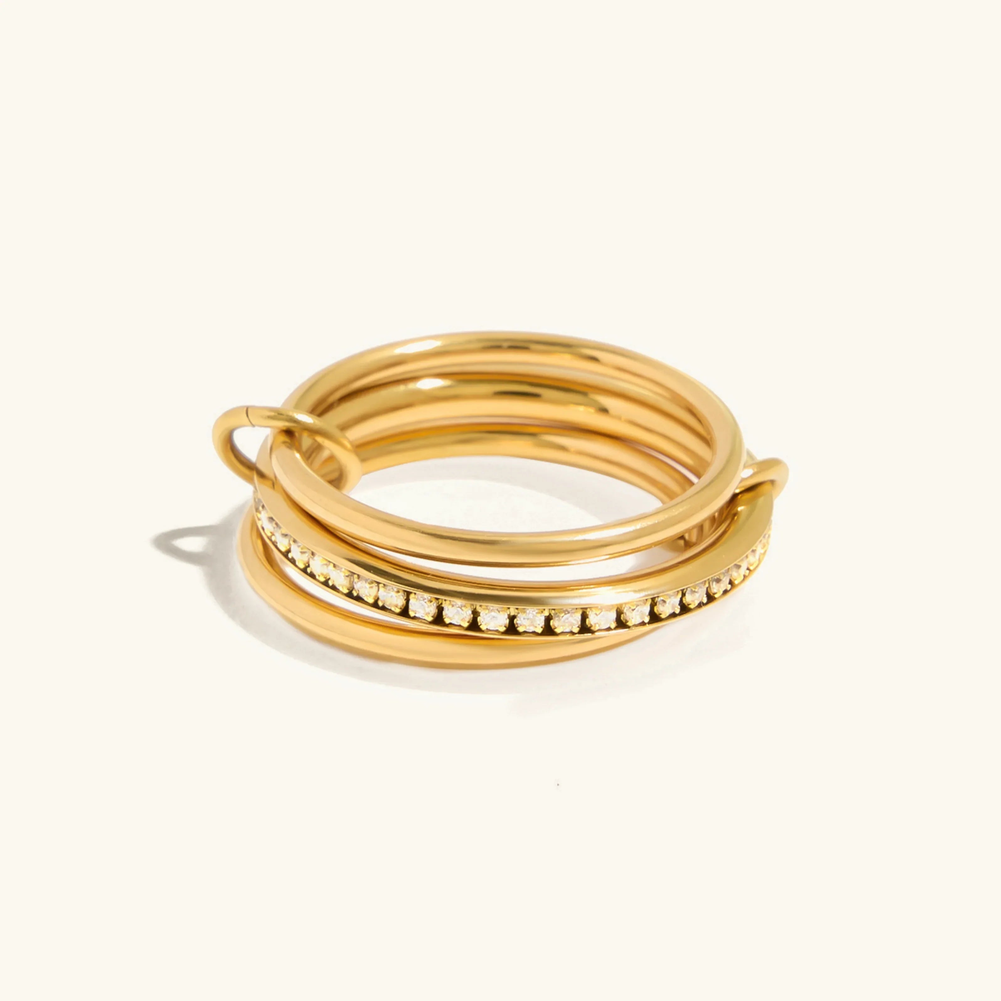 [Topon]Divine Diamond Ring Stack