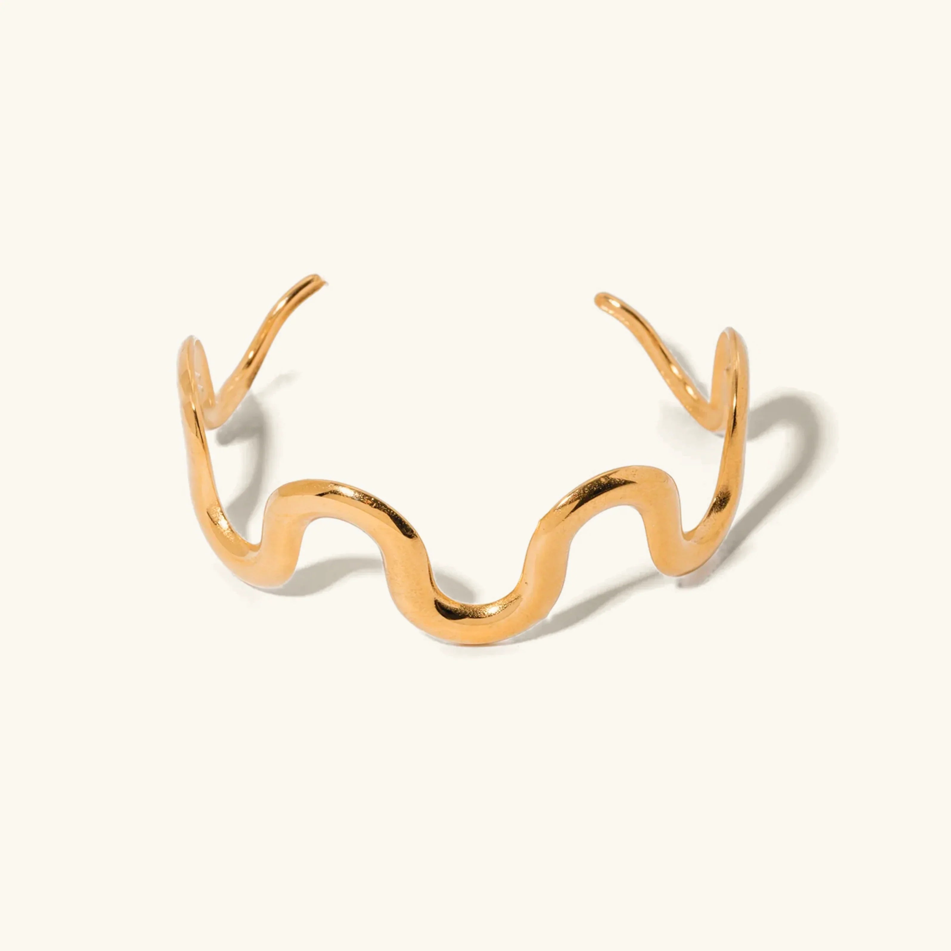 [Topon]Senna Twisted Gold Bangle