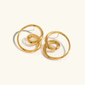 [Topon]Angelique Golden Twist Earrings