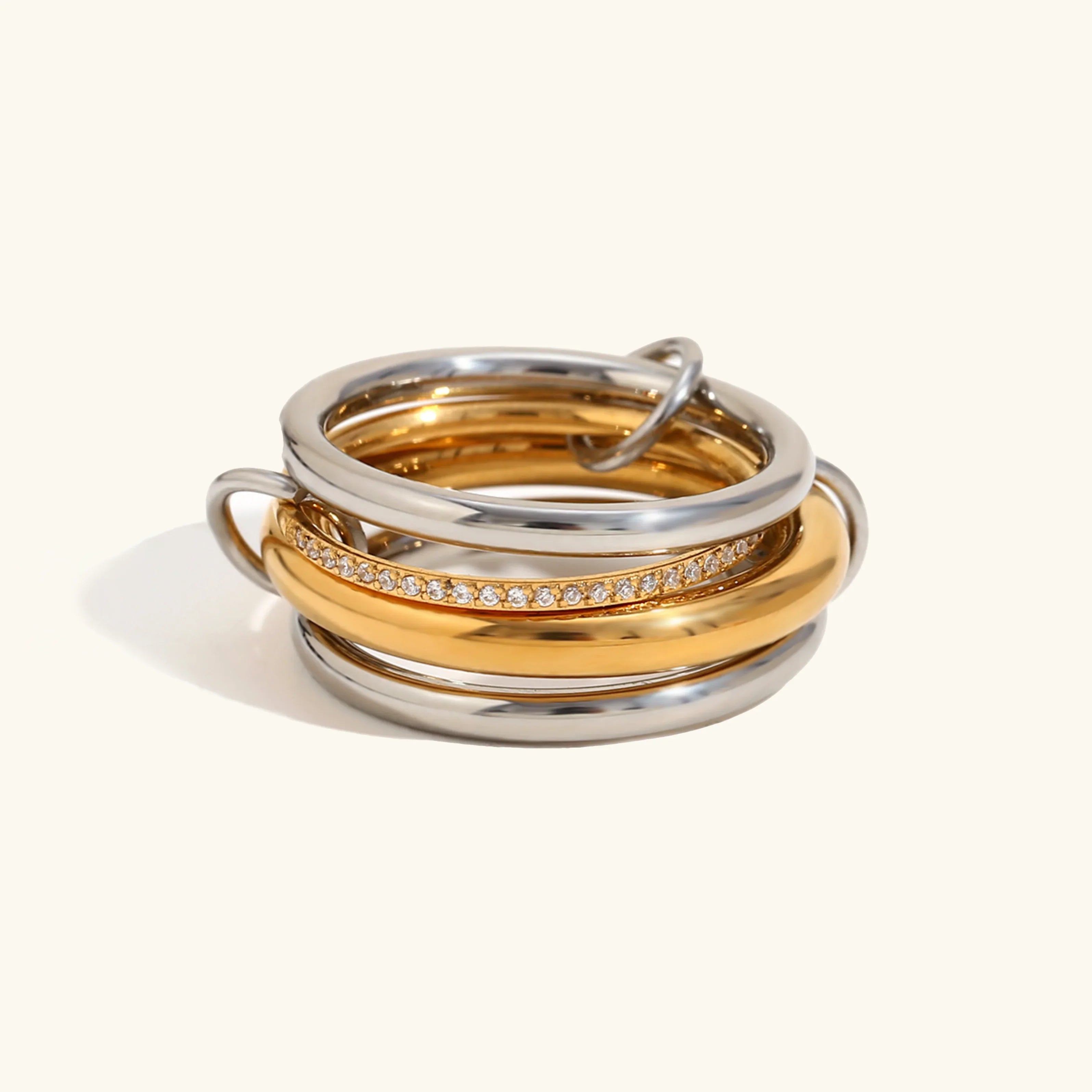 [Topon]Stella Diamond Ring Stack
