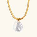 [Topon]Glorietta Herringbone Pearl Necklace