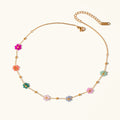 [Topon]Azalea Floral Gold Necklace