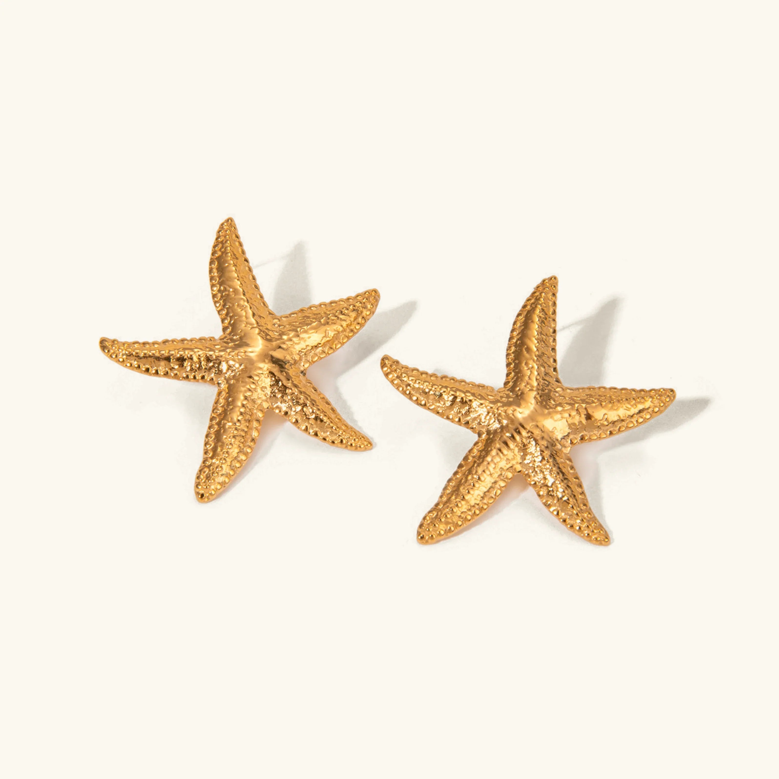 [Topon]Serene Gold Starfish Earrings