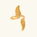 [Topon]Sparrow Gold Wing Ring