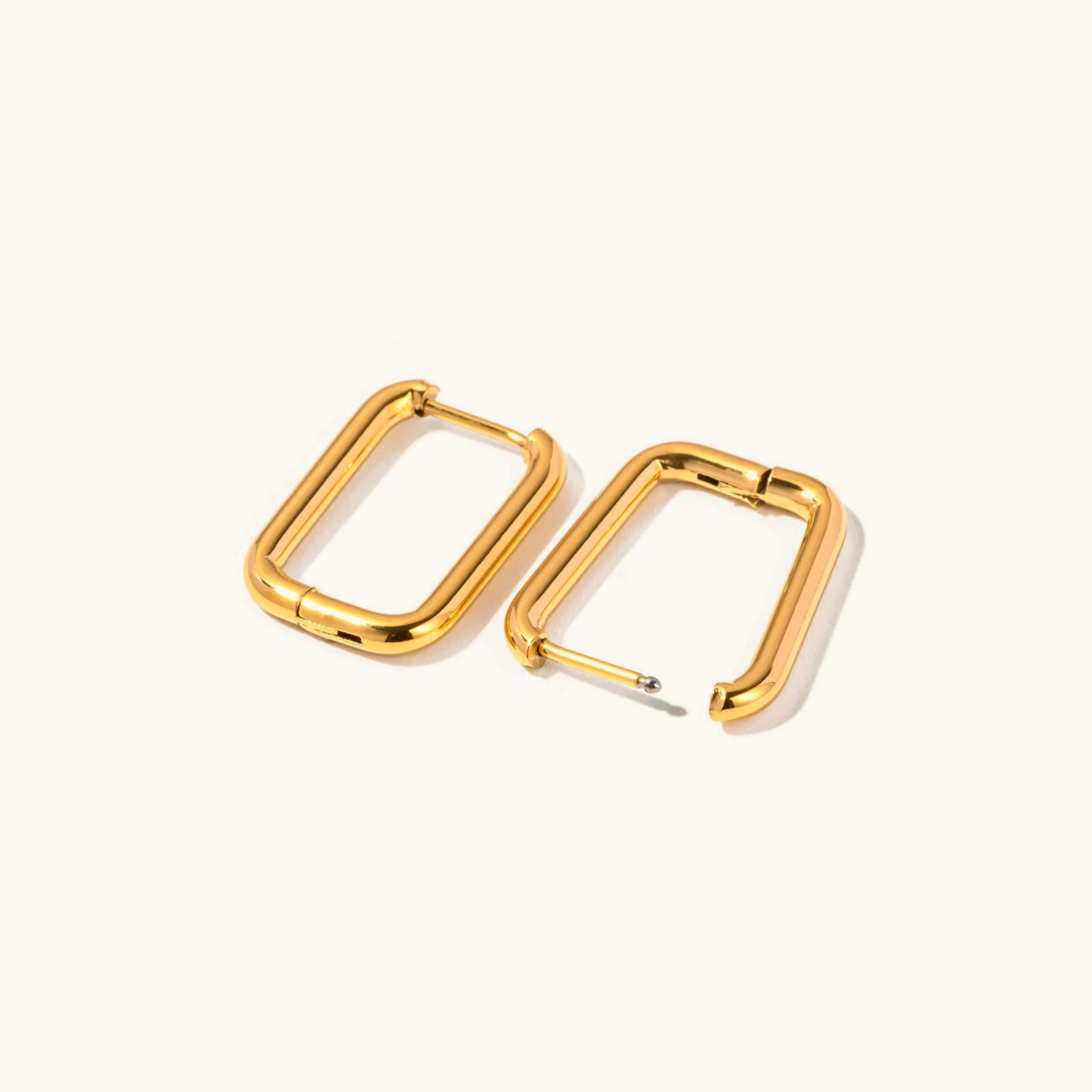 [Topon]Ambrielle Gold U Hoops