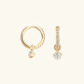 [Topon]Blake Reversible Diamond Hoops