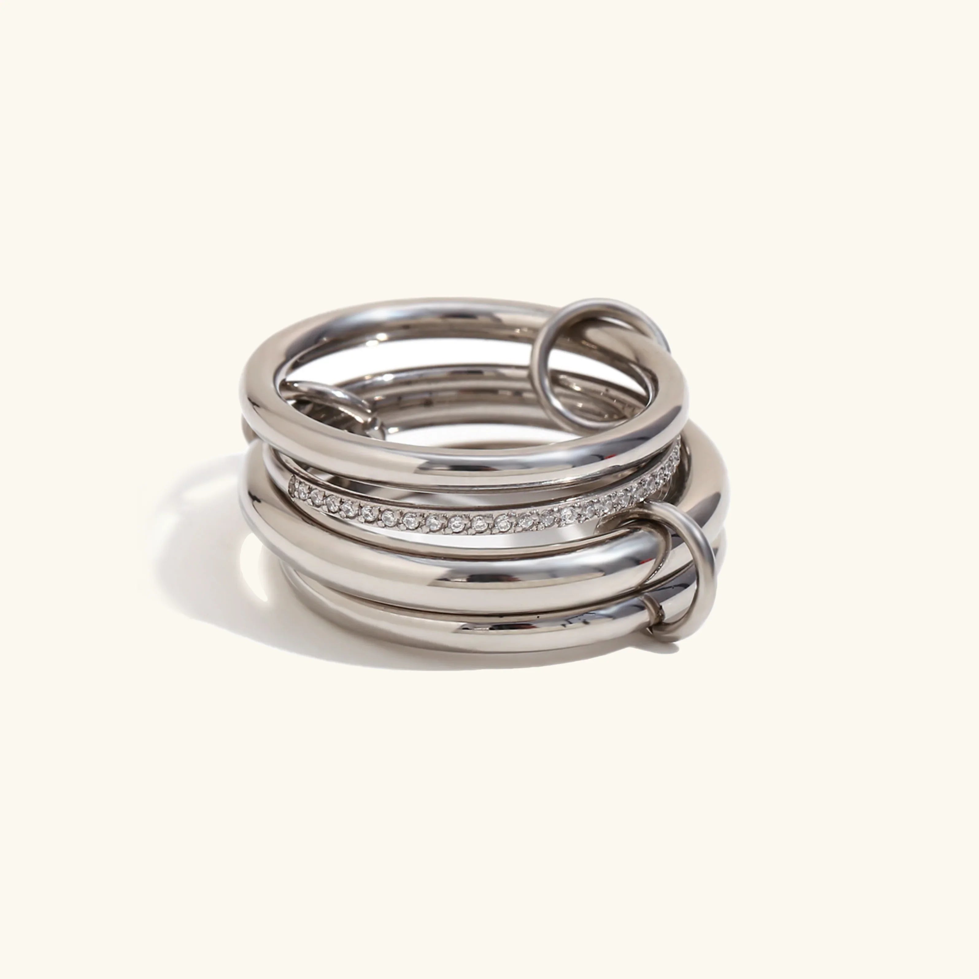 [Topon]Emmanuelle Diamond Ring Stack