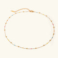 [Topon]Amphitrite Gold Chain Bead Necklace