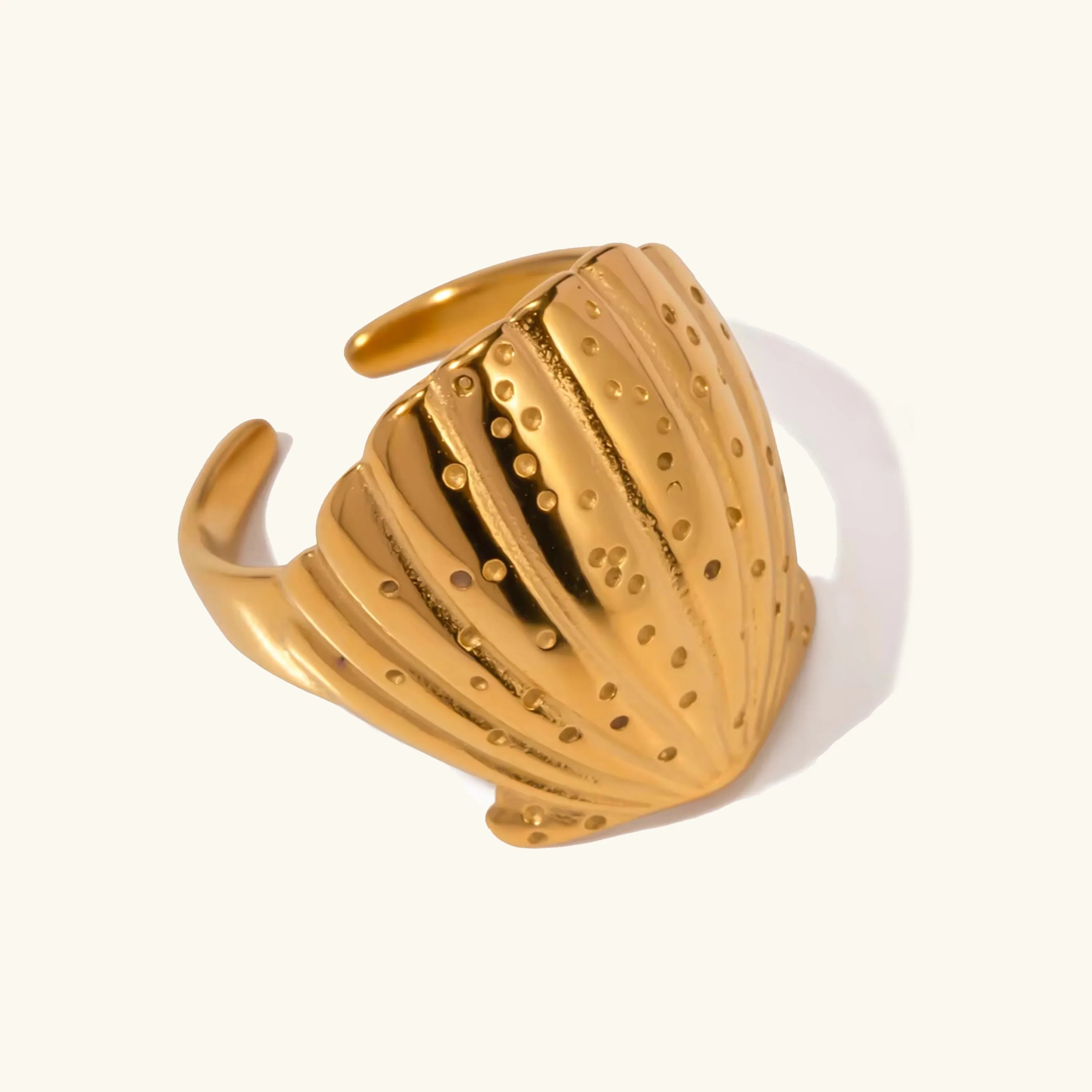 [Topon]Aloha Gold Seashell Ring