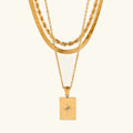 [Topon]Raphaela Layered Gold Necklace