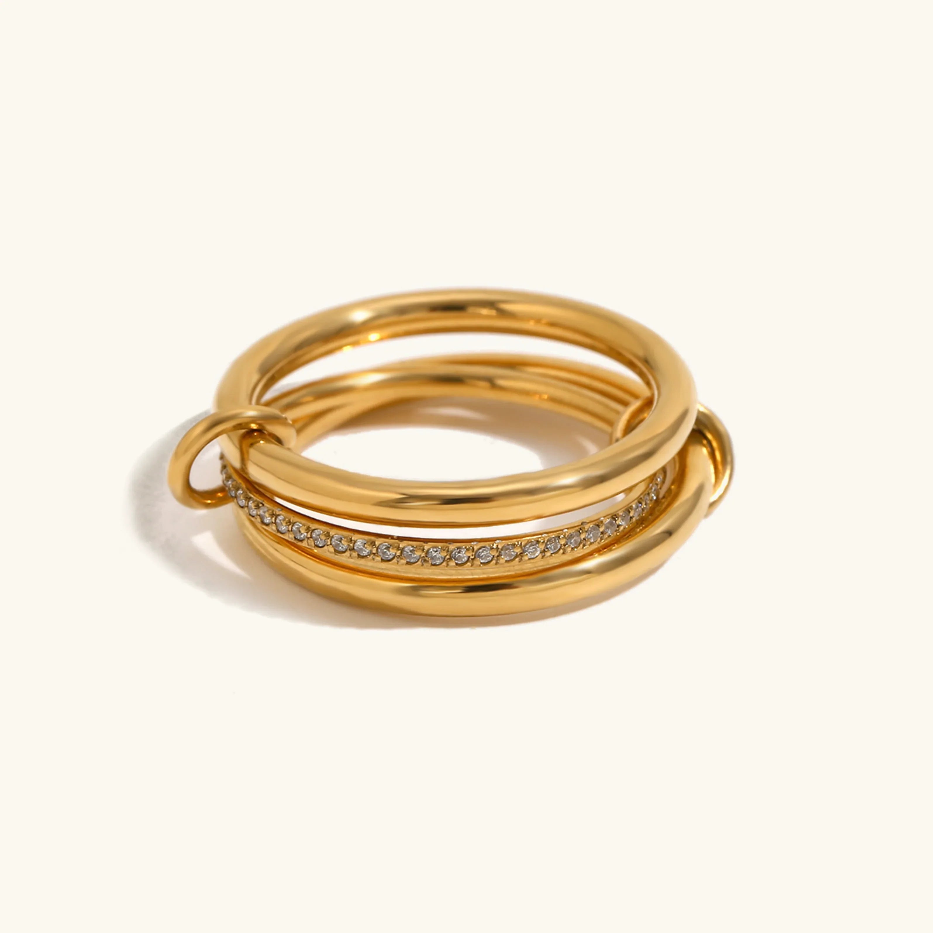 [Topon]Dara Diamond Ring Stack