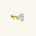[Topon]Kate Flat Back Diamond Stud