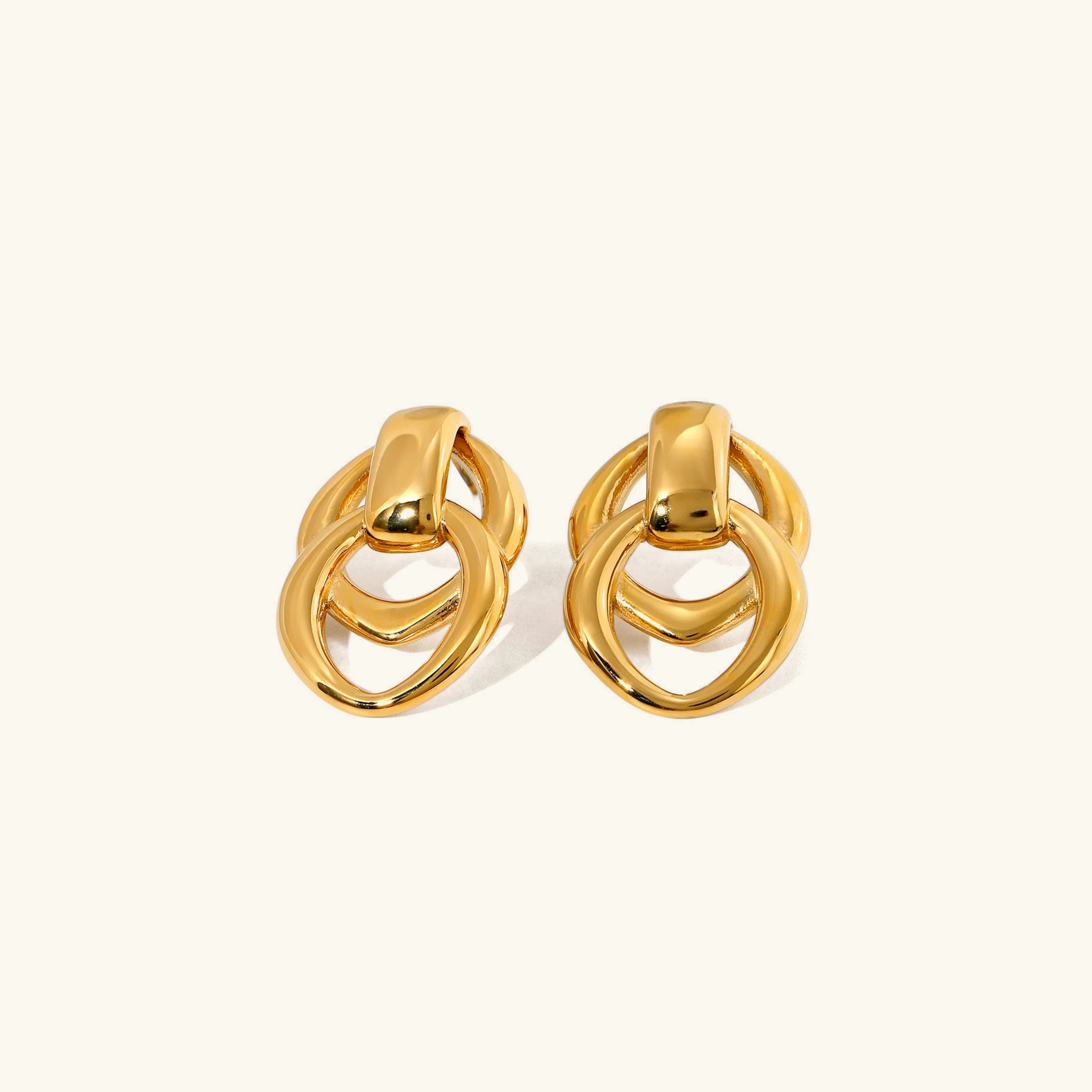[Topon]Zoey Gold Earrings