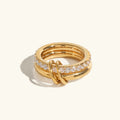 [Topon]Alison Stacked Diamond Ring