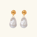 [Topon]Ariana Chunky Pearl Drop Earrings