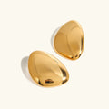 [Topon]Carrie Chunky Bean Gold Earrings