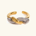 [Topon]Trinity Twisted Nail Ring