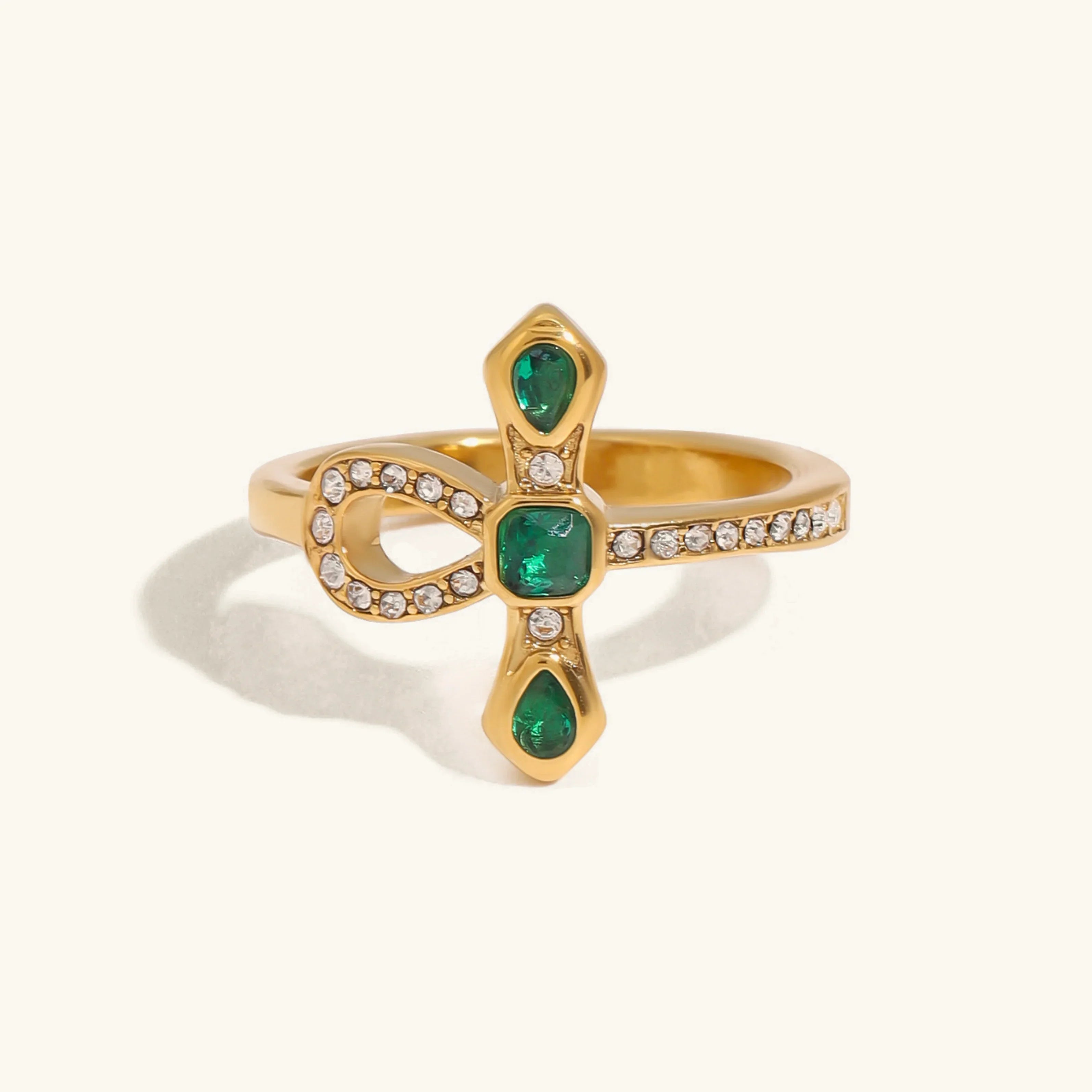 [Topon]Joy Diamond Knot Gold Ring
