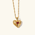 [Topon]Vesper Gold Heart Necklace