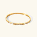 [Topon]Grace Gold Diamond Bangle
