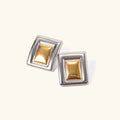[Topon]Jocelyn Two Tone Earrings