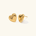 [Topon]Ruth Heart Gold Earrings