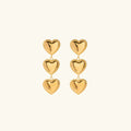 [Topon]Aimee Gold Heart Earrings