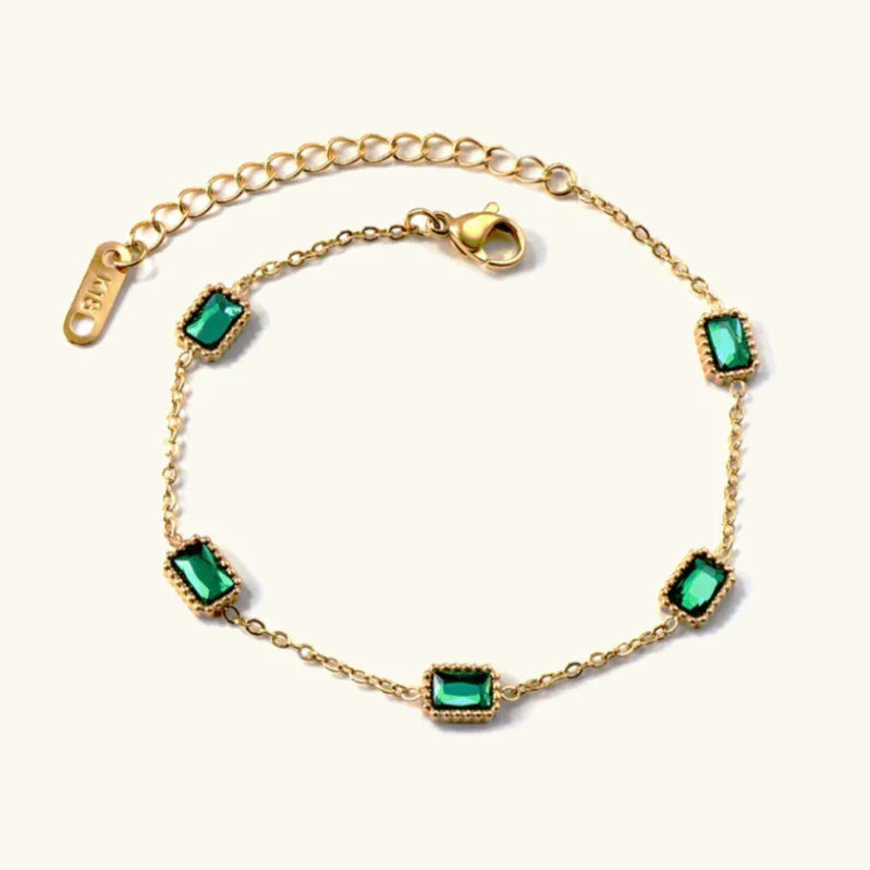 [Topon]Erin Green Bracelet