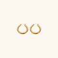[Topon]Wide Hoop Earrings