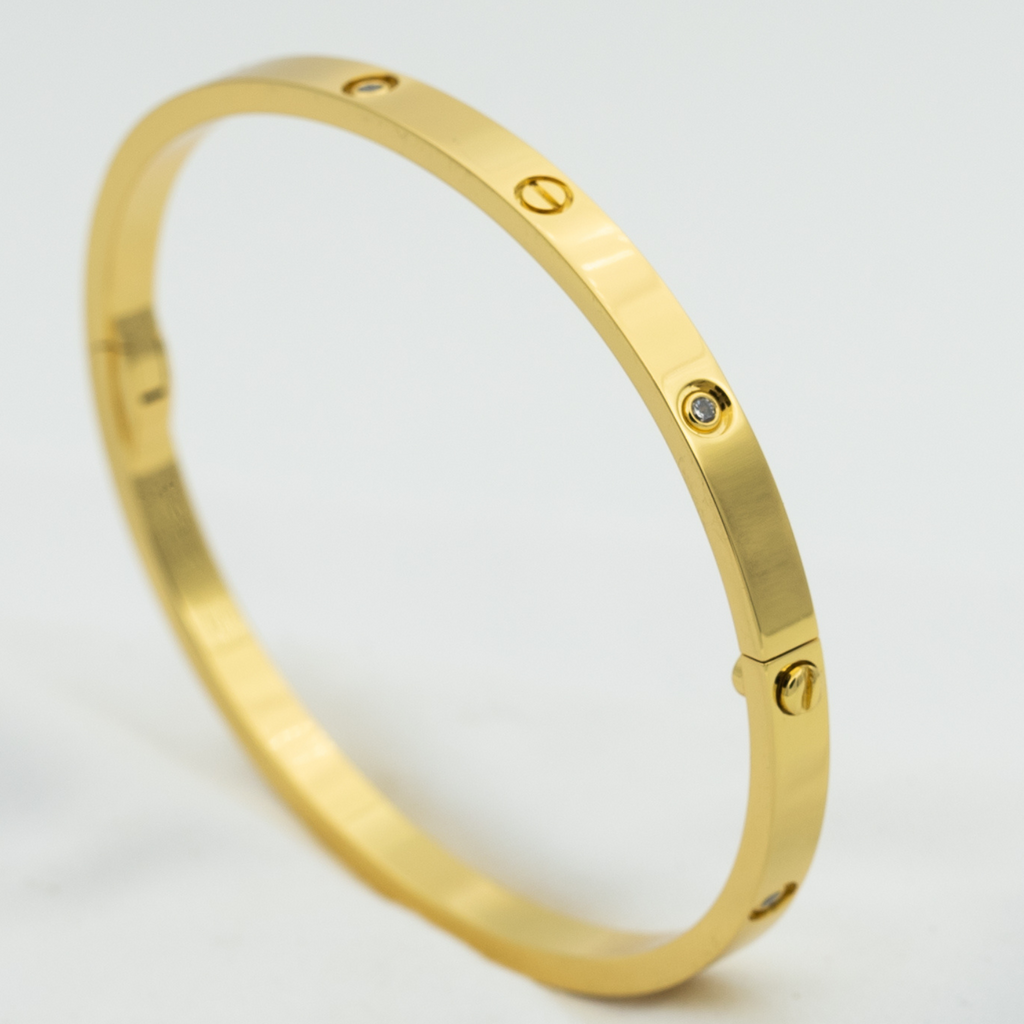 [BIJOUX]LOVE BRACELET 3.65MM 6 DIAMONDS