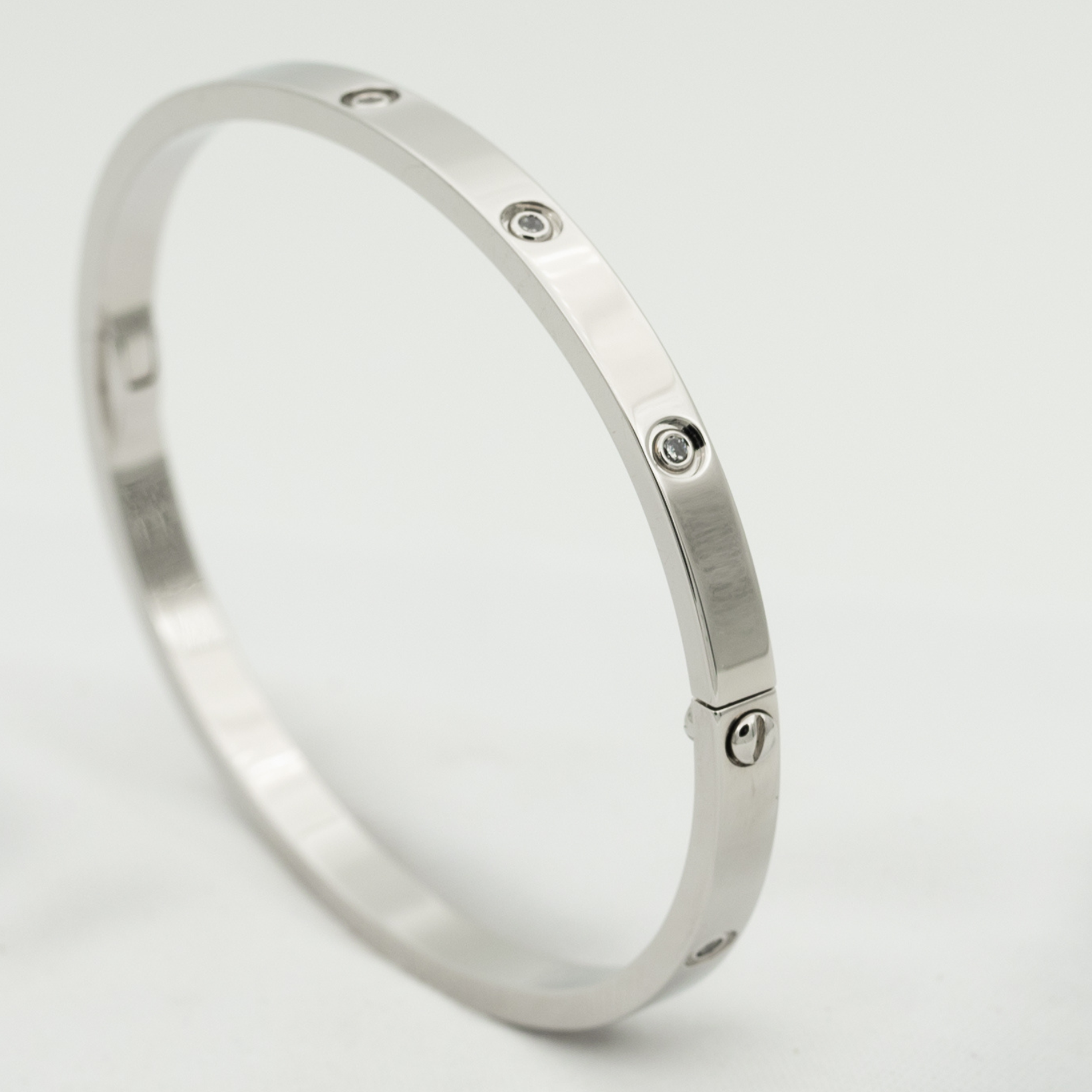 [BIJOUX]LOVE BRACELET 3.65MM 10 DIAMONDS
