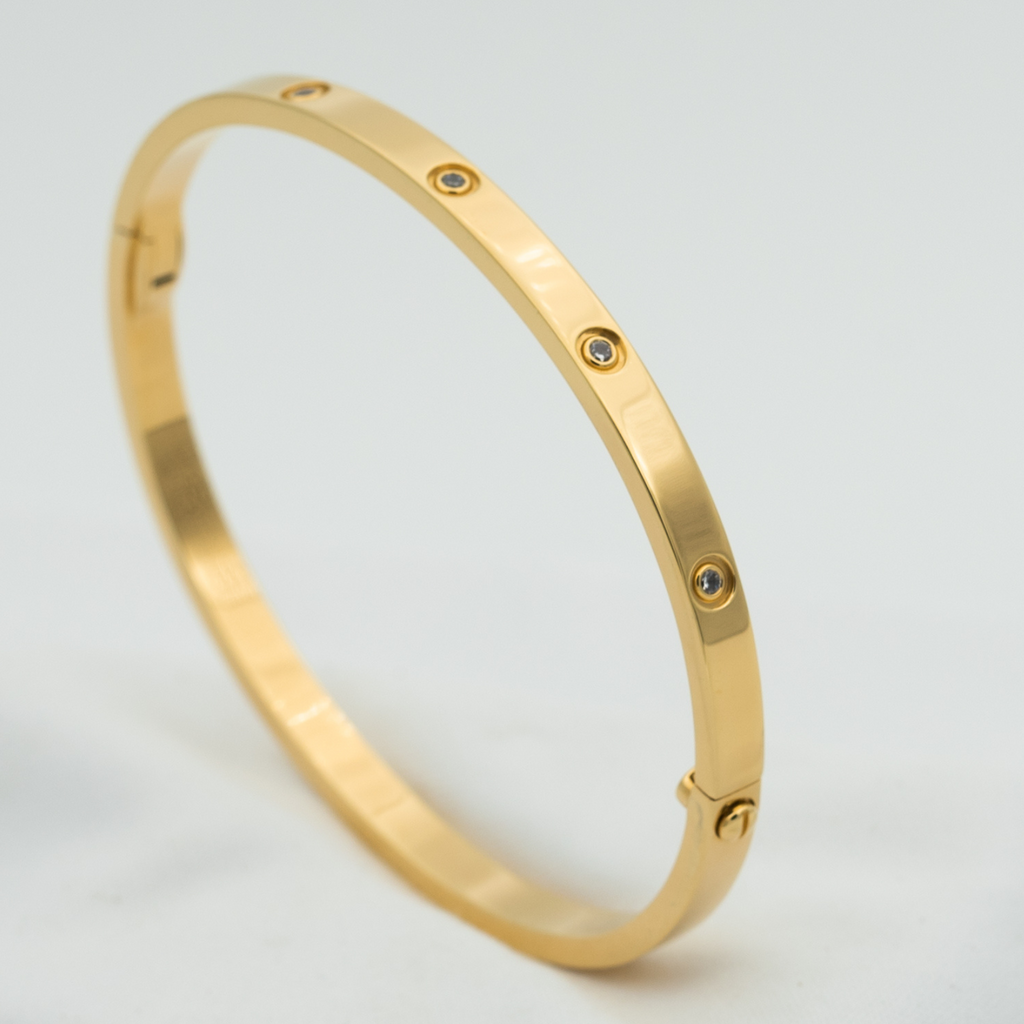 [BIJOUX]LOVE BRACELET 3.65MM 10 DIAMONDS