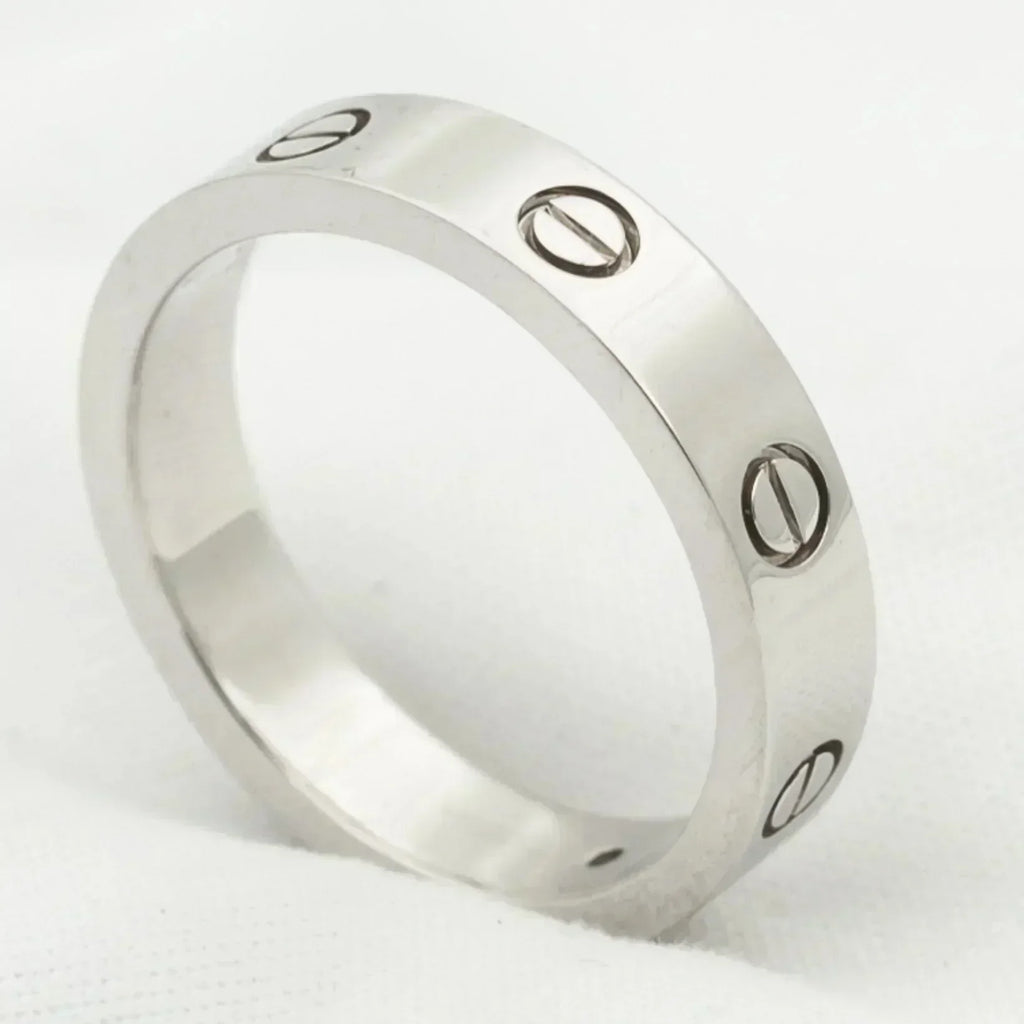 [BIJOUX]BAGUE LOVE 4MM 1 DIAMANT ARGENT