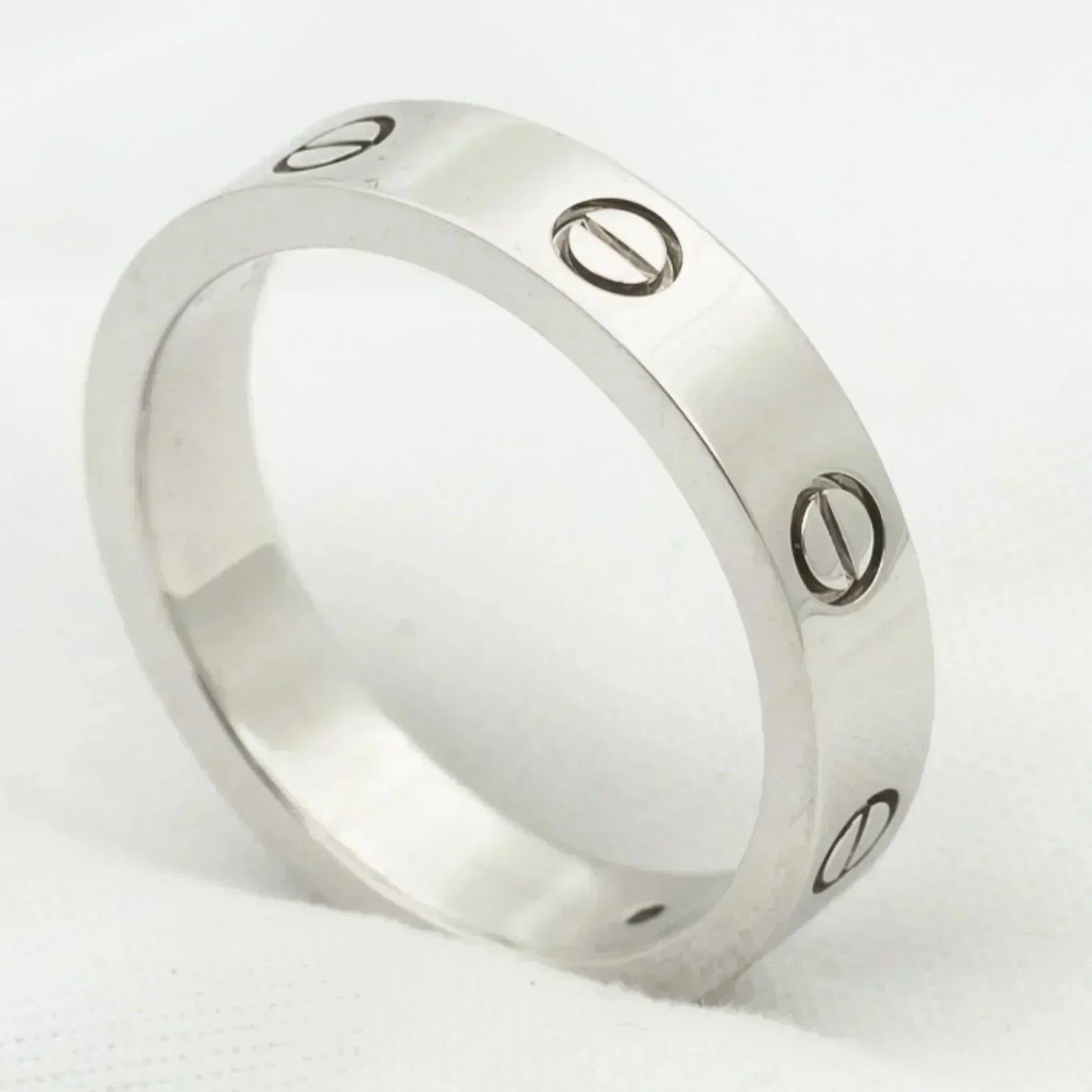 [BIJOUX]LOVE RING 4MM 1 DIAMOND SILVER