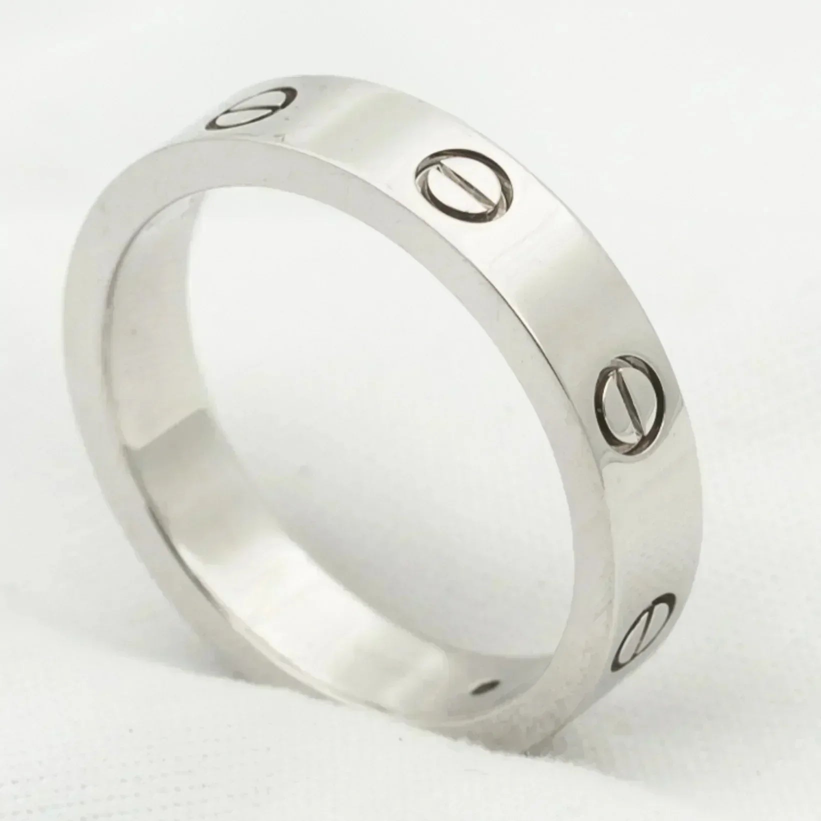[BIJOUX]BAGUE LOVE 4MM 1 DIAMANT ARGENT