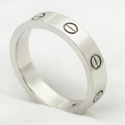 [BIJOUX]LOVE RING 4MM 1 DIAMOND SILVER