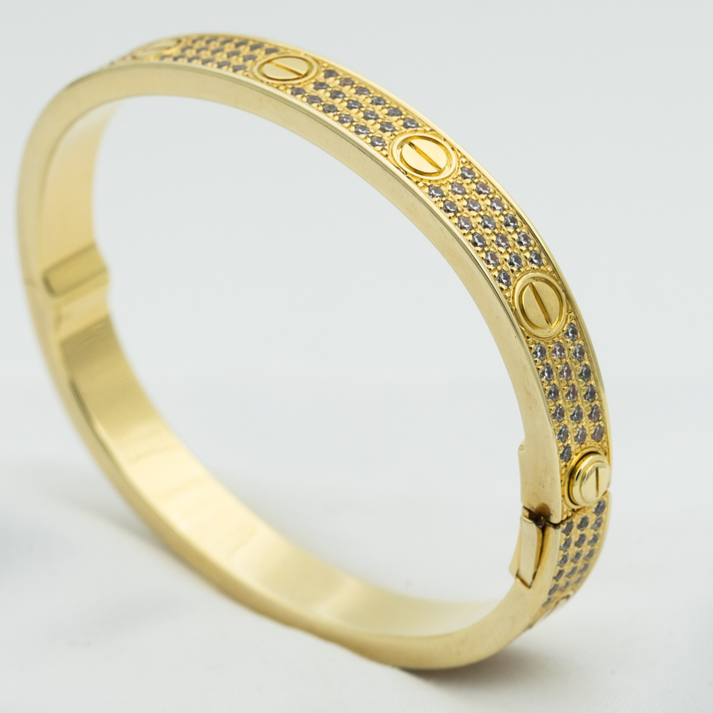 [BIJOUX] BRACELET LOVE 6,1MM PAVÉ DIAMANTS 
