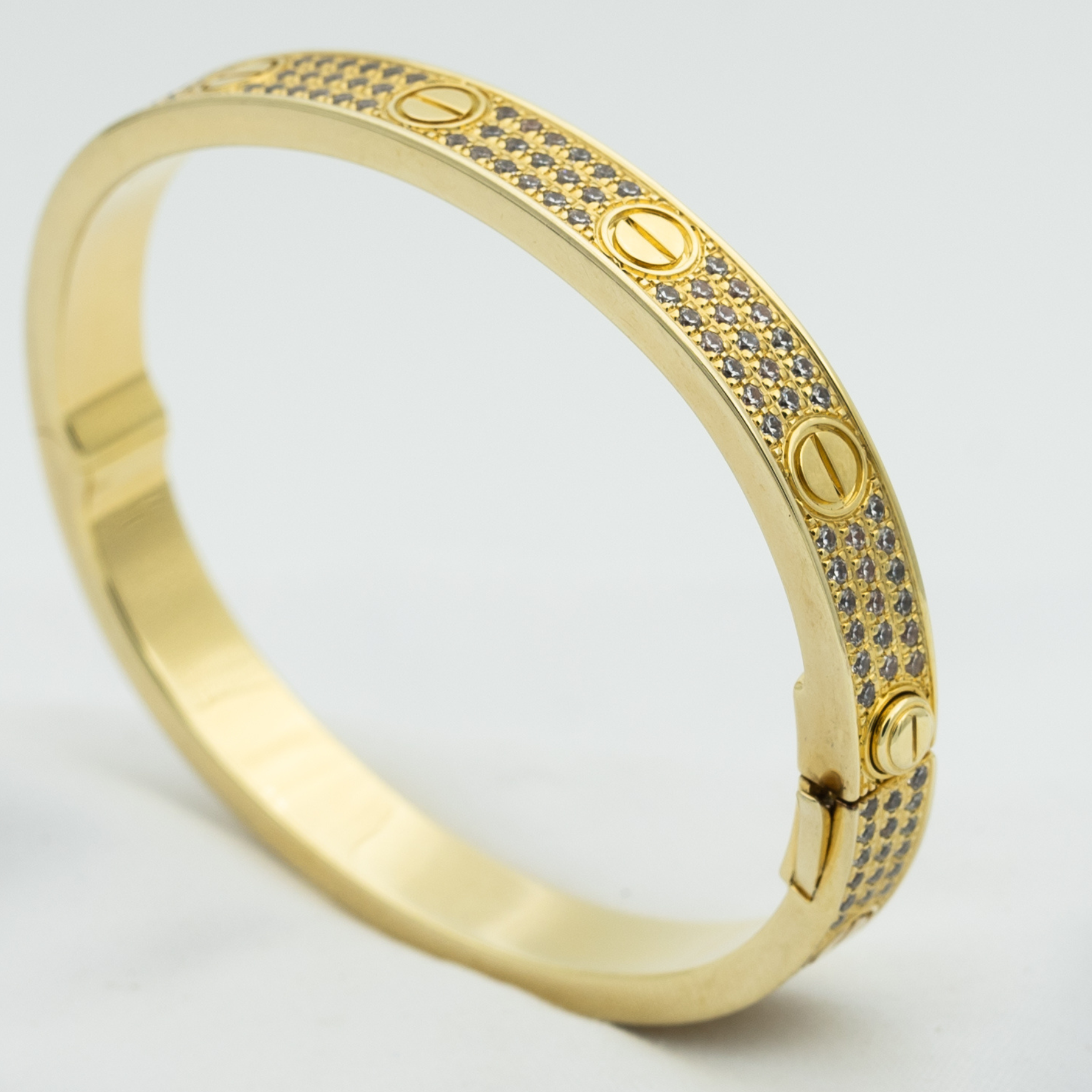 [BIJOUX] BRACELET LOVE 6,1MM PAVÉ DIAMANTS 