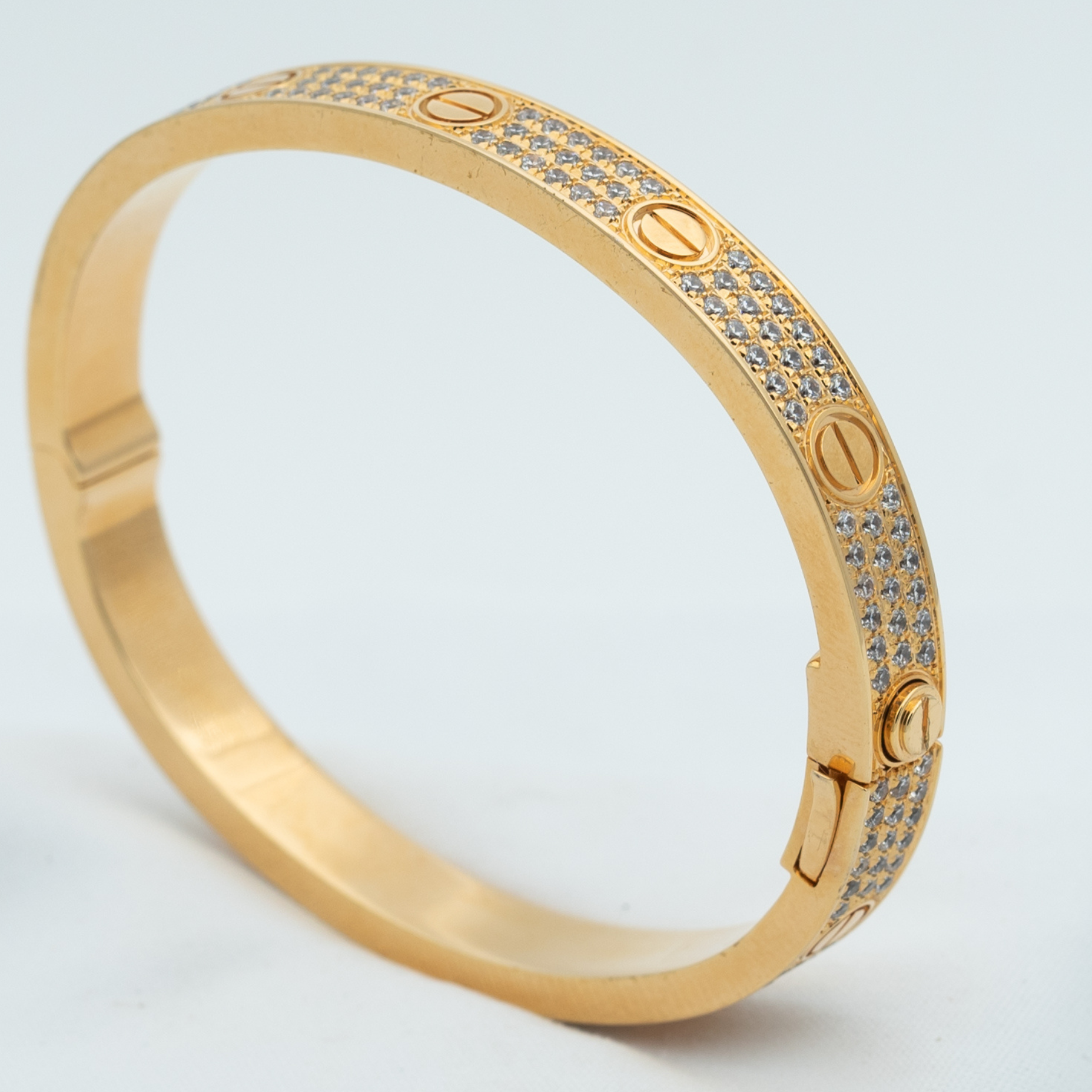 [BIJOUX] BRACELET LOVE 6,1MM PAVÉ DIAMANTS 