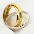 [Topon]TRINITY RING GOLD PINK GOLD SILVER