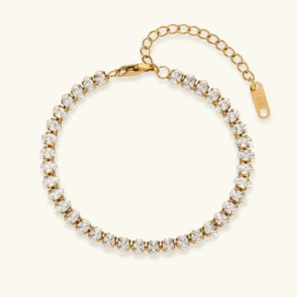 [Topon]Wisteria Diamond Tennis Bracelet
