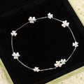 [Topon]FRIVOLE SILVER 9 FLOWERS NECKLACE