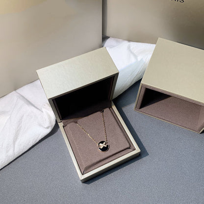 [BIJOUX]JEUX DE PINK GOLD DIAMOND NECKLACE