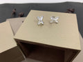 [BIJOUX]JEUX DE WHITE MOP SILVER DIAMOND EARRINGS