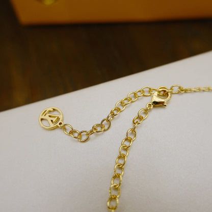 [BIJOUX]BLOOMING SUPPLE NECKLACE BRASS